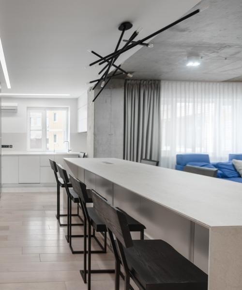 Монохромный лофт в Ростове-на-дону: проект Алексея аладашвили. 07