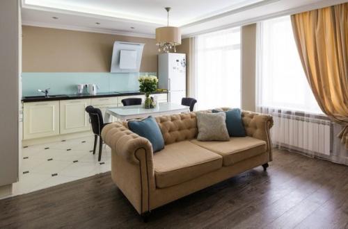 Легкий, светлый и уютный интерьер простой квартиры. 03