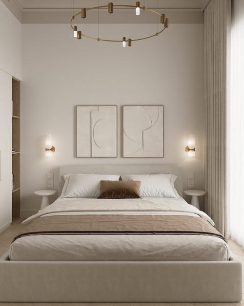 Спокойный интерьер квартиры для девушки. 04