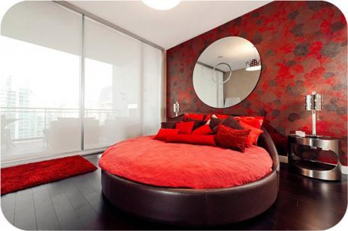 Круглая кровать в интерьере: все за и против. 02