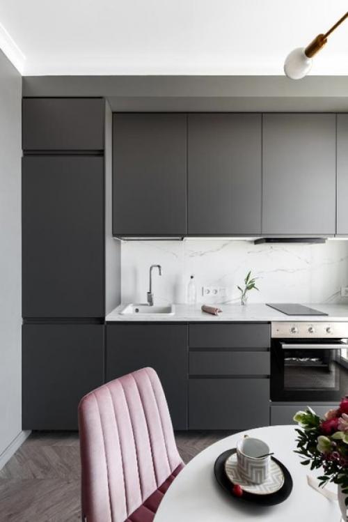 Интерьер однокомнатной квартиры 35 кв. 01