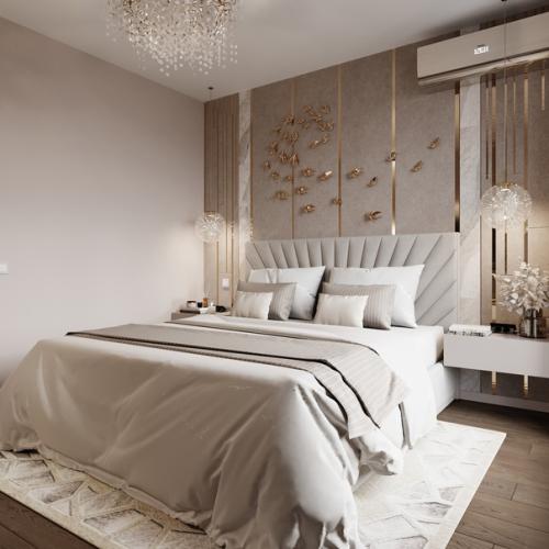 Интерьер спальни в Новосибирске от дизайнера анюхиной Анастасии. 07