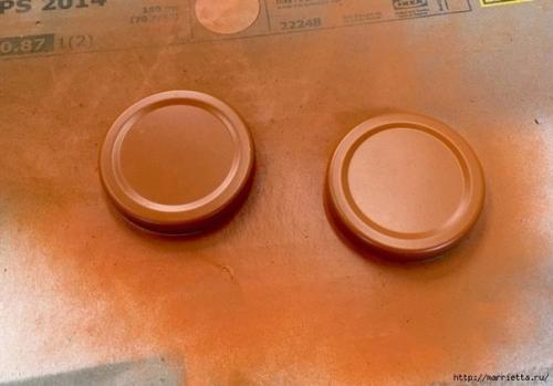 Декорирование баночек кружевом и лентами. 02