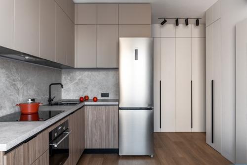 Интерьер однокомнатной квартиры 31, 3 м 2 в ЖК Level нагатинская в Москве. 02