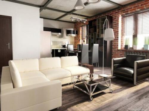 Стиль лофт в дизайне интерьера. 05