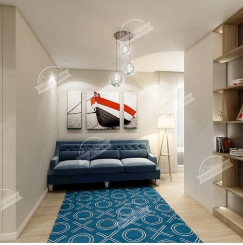 Морской стиль всегда придаёт интерьеру свежесть, лёгкость и вызывает самые тёплые воспоминания. 02