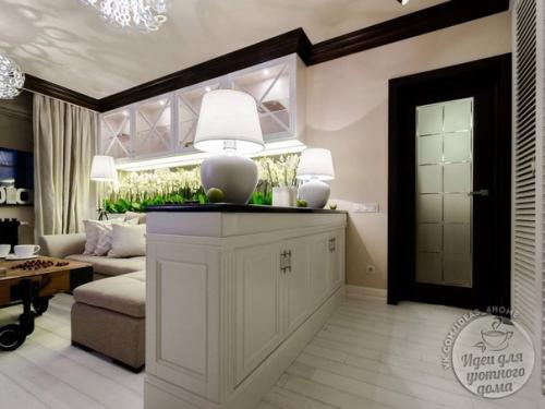 Гостиная Вишнёвый сад из квартирного вопроса. 02