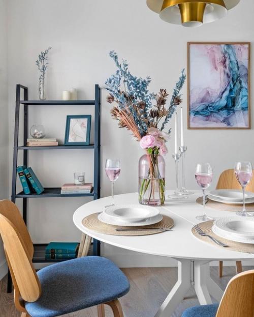 Дизайн двухкомнатной квартиры в скандинавском стиле, но со своей индивидуальностью. 05