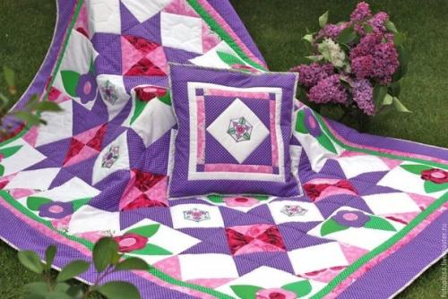 Потрясающие лоскутные одеяла. 06