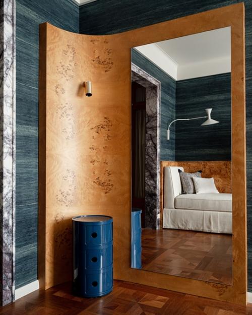 Реализованный интерьер квартиры наполненной предметами искусства. 02