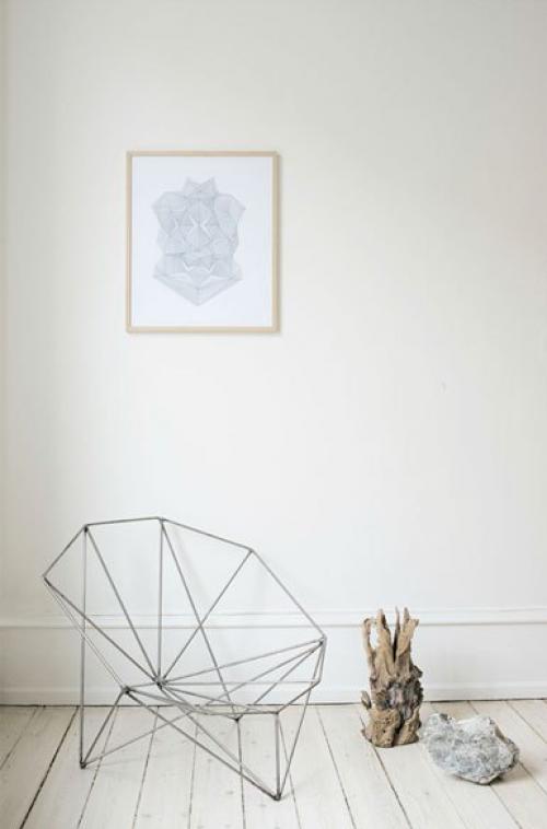 Скандинавский интерьер.   Светлая, просторная квартира в Копенгагене. 09