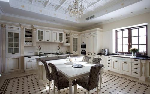 Кухня - столовая.  Столовая, совмещенная с кухней - распространенный дизайнерский ход. 07