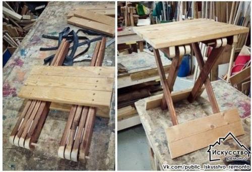 Как создать складной стол? 05