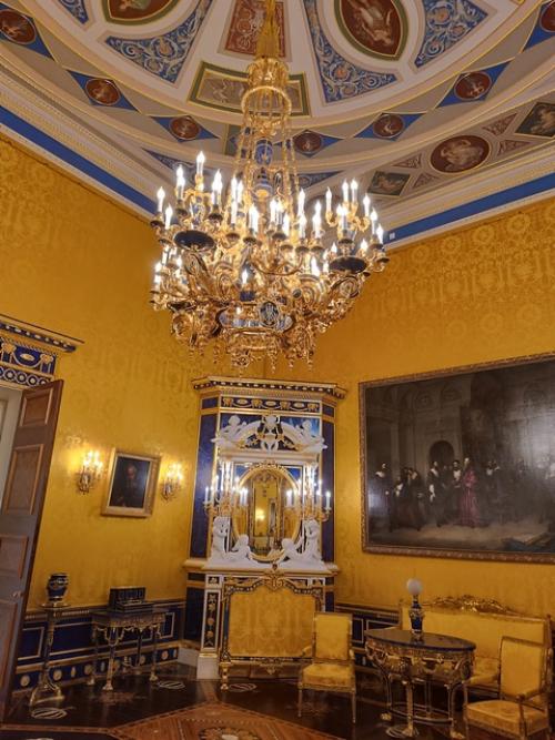 В конце декабря 2024 года в екатерининском дворце царского села открыли к посещению после многих лет реставрации зубовский флигель. 01