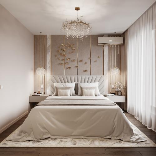 Интерьер спальни в Новосибирске от дизайнера анюхиной Анастасии. 02