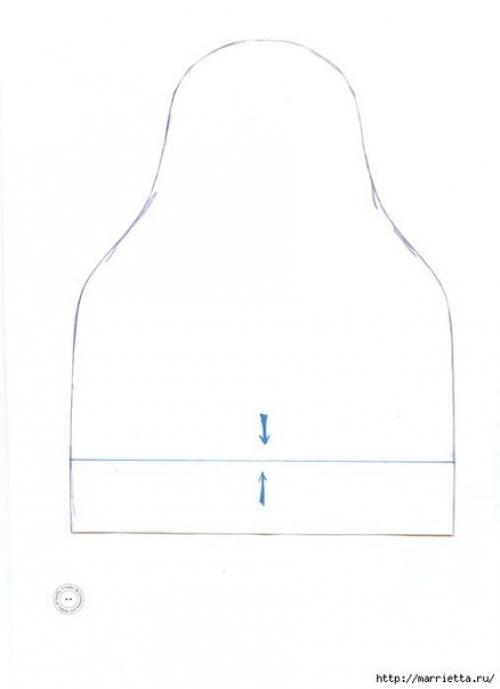 Мы шьем кухонное полотенце с практичной застежкой. 01