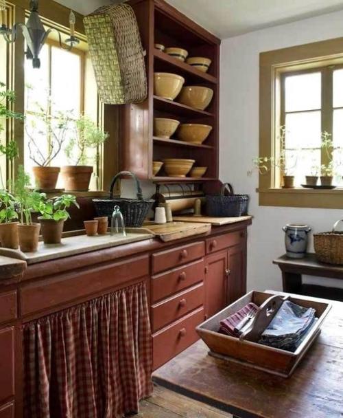 Стиль кантри в интерьере, отражающий самобытность деревенских домов, является одним из наиболее уютных и приближенных к природе. 04