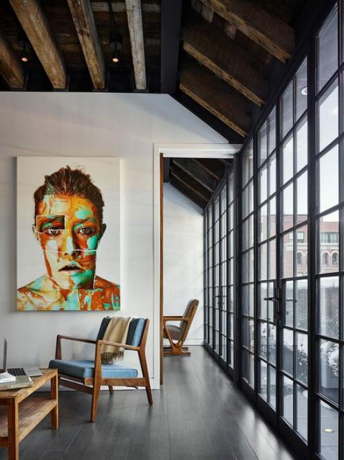 Лофт с видом на Нью-Йорк. 02