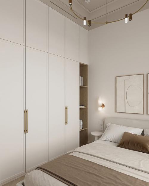 Спокойный интерьер квартиры для девушки. 08