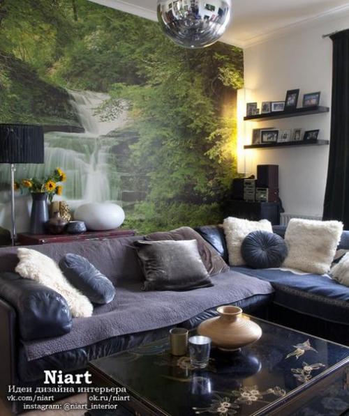 Фотообои в интерьере - несколько советов и примеры. 08