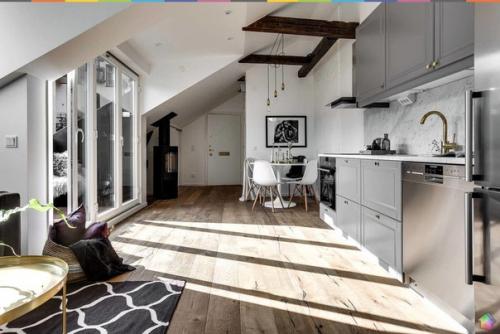 Стеклянная перегородка в светлой квартире. 05 Стеклянная перегородка в светлой квартире. 05