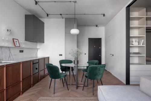 Интерьер 1-комнатной квартиры 45 кв. 01