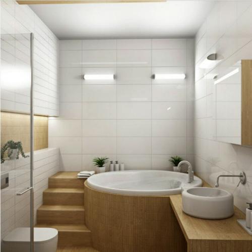 Впечатляющие идеи для ванных комнат. 06