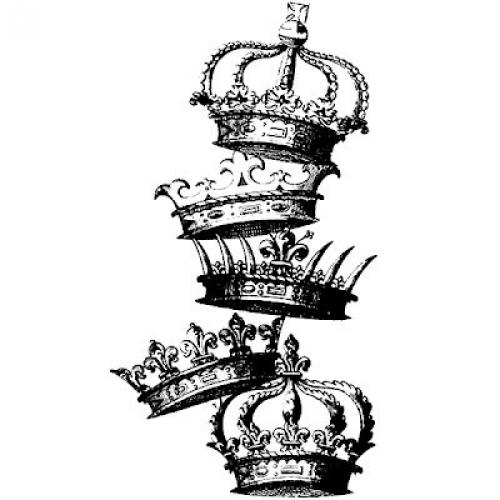 Стили декупажа - черно-белый французский стиль. 07