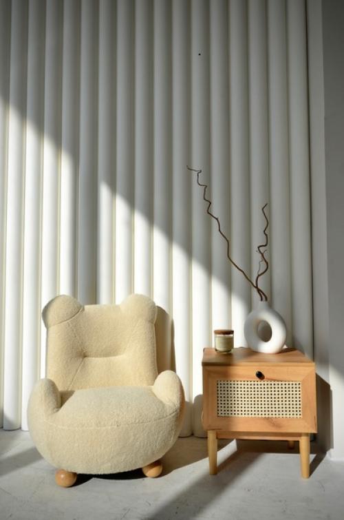 Подборка милейших дизайнерских пуфов и кресел для создания вашего стильного, уютного и мягкого интерьера детской комнаты, гостиной или прихожей. 07