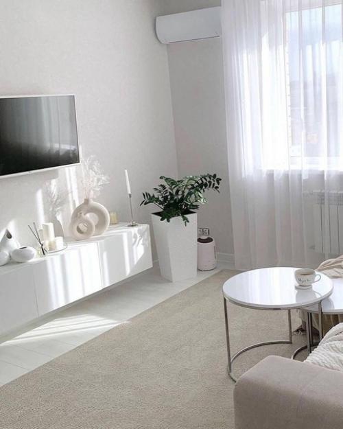 Интерьер квартиры в светлых тонах. 05