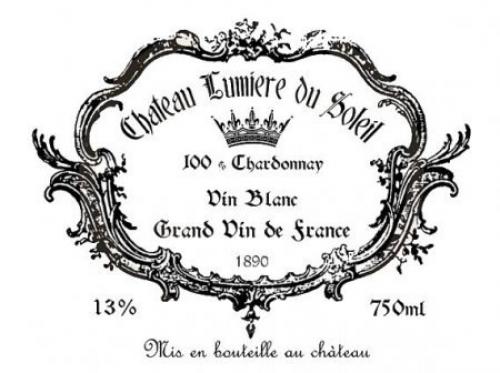 Стили декупажа - черно-белый французский стиль. 08