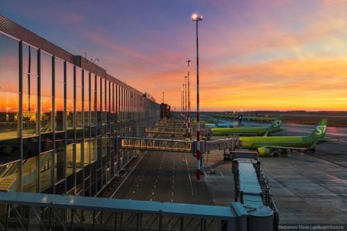 Аэропорт в Новосибирске благовест_приобретённого толмачёво. 08