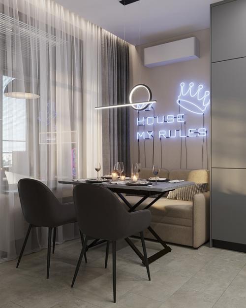 Проект однокомнатной квартиры 38 м 2 в ЖК Светлана парк в Санкт-петербурге. 03