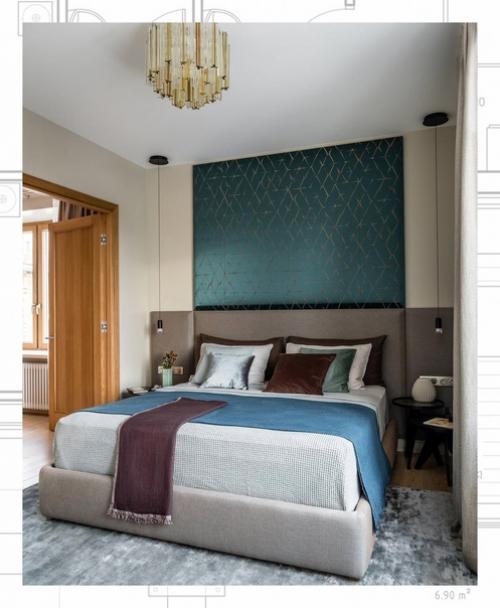 Трехкомнатная квартира в стиле 1980-х годов. 03