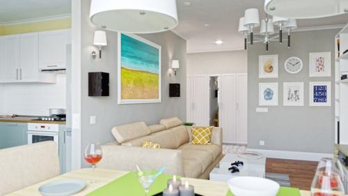 Дизайн - проект квартиры, площадь квартиры: 72 м? 02