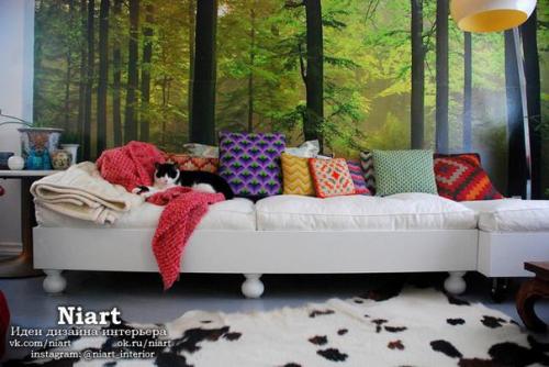 Фотообои в интерьере - несколько советов и примеры. 07