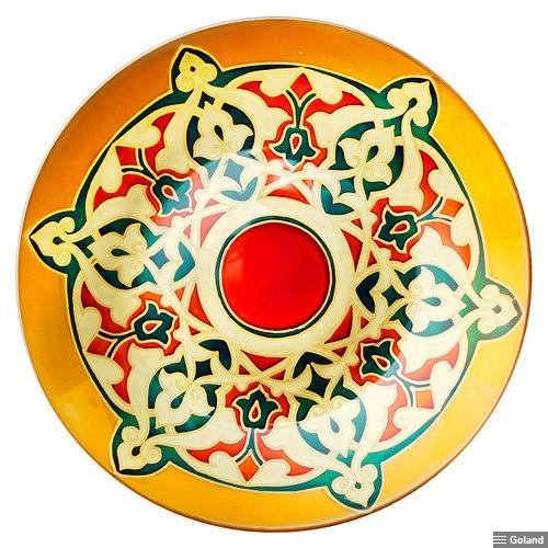 Роспись тарелки в восточном стиле. 08