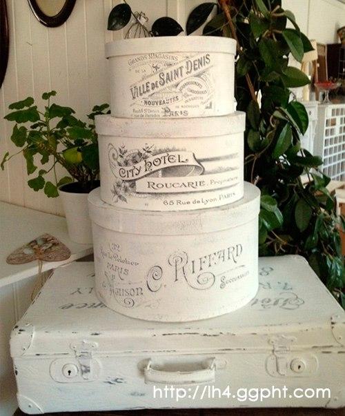 Стили декупажа - черно-белый французский стиль. 03