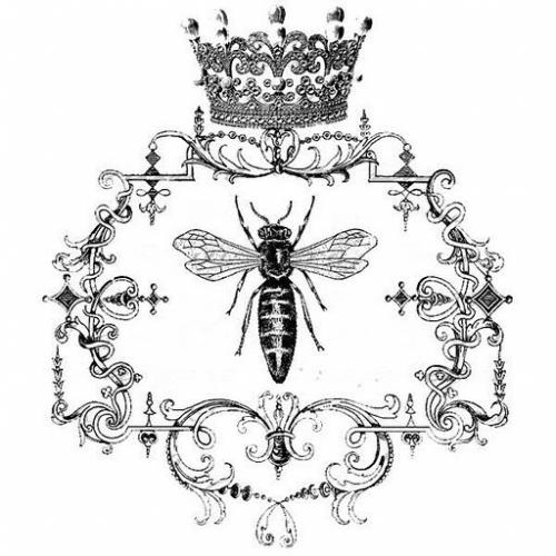 Стили декупажа - черно-белый французский стиль. 05