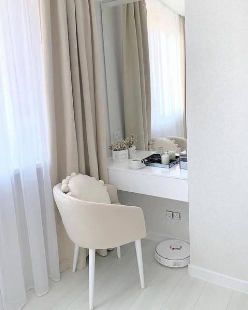 Интерьер квартиры в светлых тонах. 08