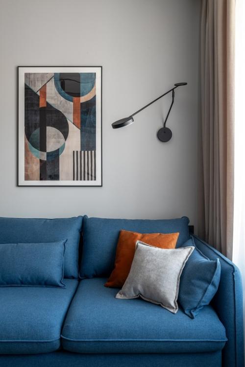 Интерьер однокомнатной квартиры 31, 3 м 2 в ЖК Level нагатинская в Москве. 07