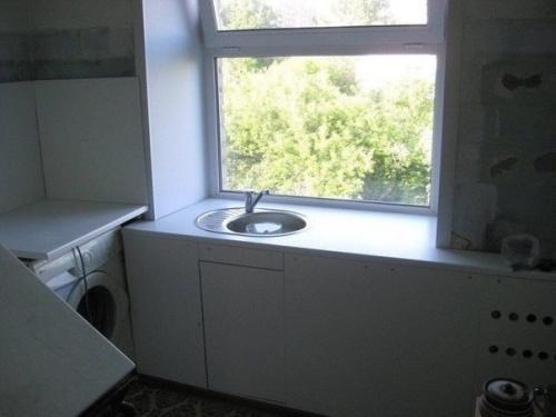 Хорошая идея для маленькой кухни. 02