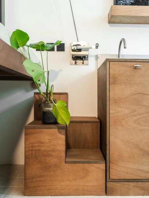 Парижская студия размером с гостиничный номер. 08