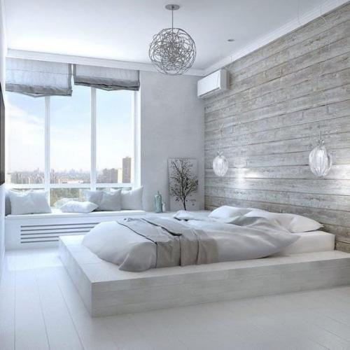 Интерьер квартиры в белом цвете. 04