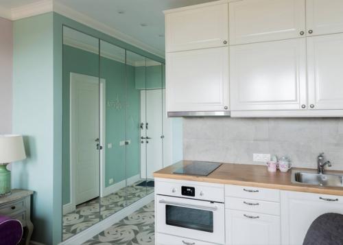 Интерьер квартиры - студии, площадь которой всего 22 кв. 05