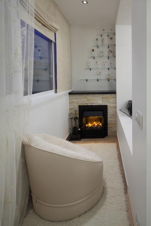 Оформление маленького балкона. 01