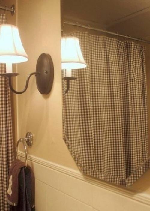 Это произойдет, если намазать мылом зеркало.  