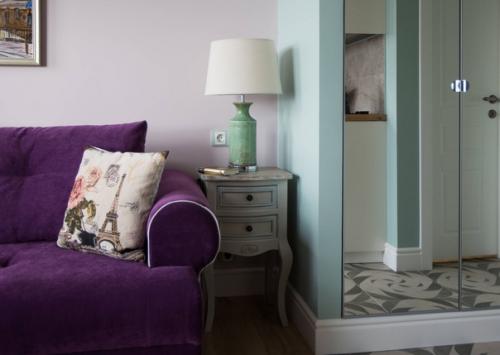 Интерьер квартиры - студии, площадь которой всего 22 кв. 03