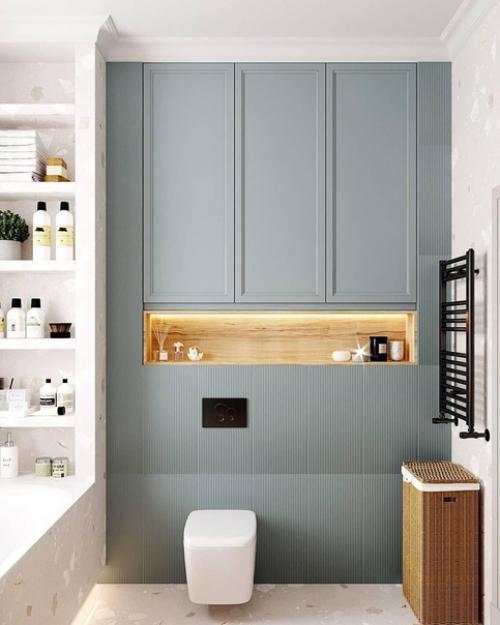 Детская ванная комната в загородном доме, площадью 5, 8 кв. 01