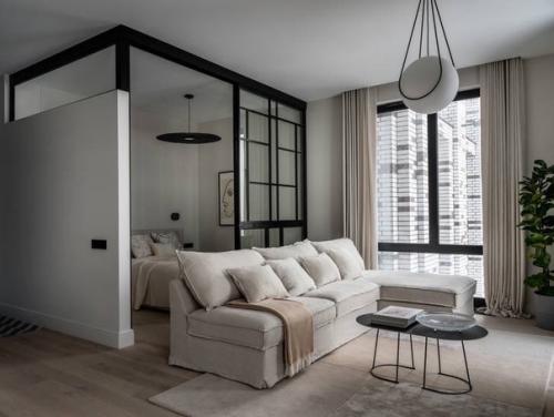 Атмосферный дизайн небольшой квартиры. 05